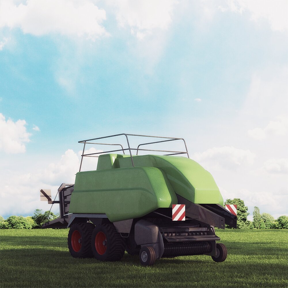 Farming Baler 3D 모델 