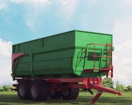Agricultural Trailer 3D-Modell