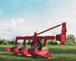 Agricultural Plow Modelo 3D