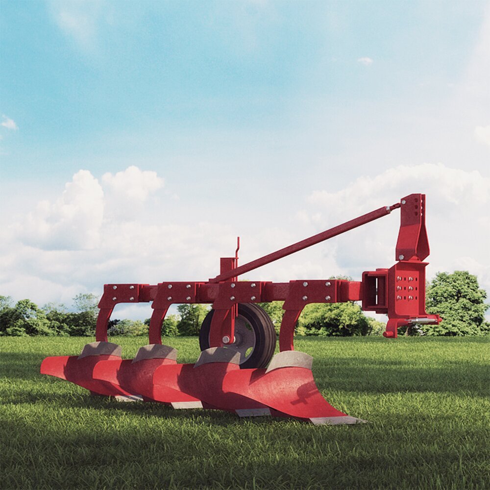 Agricultural Plow 3D模型