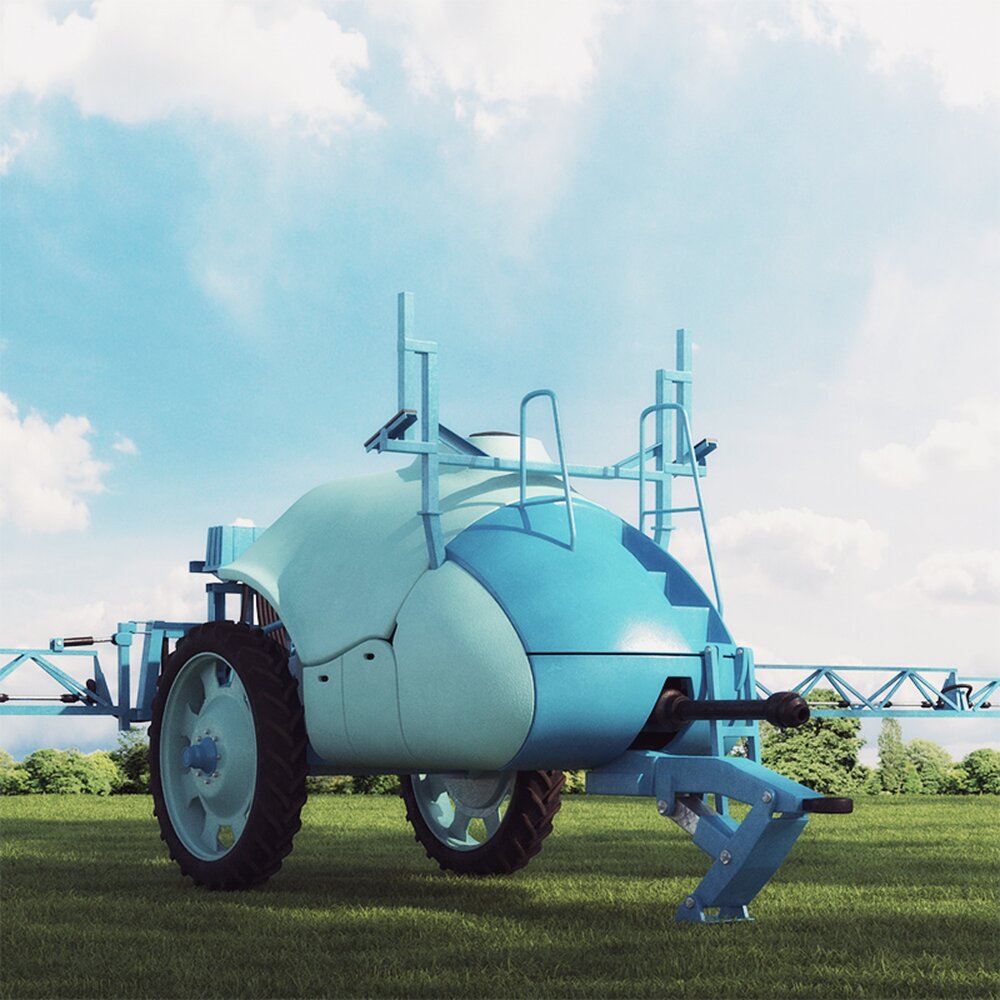 Automated Agricultural Sprayer 3d model