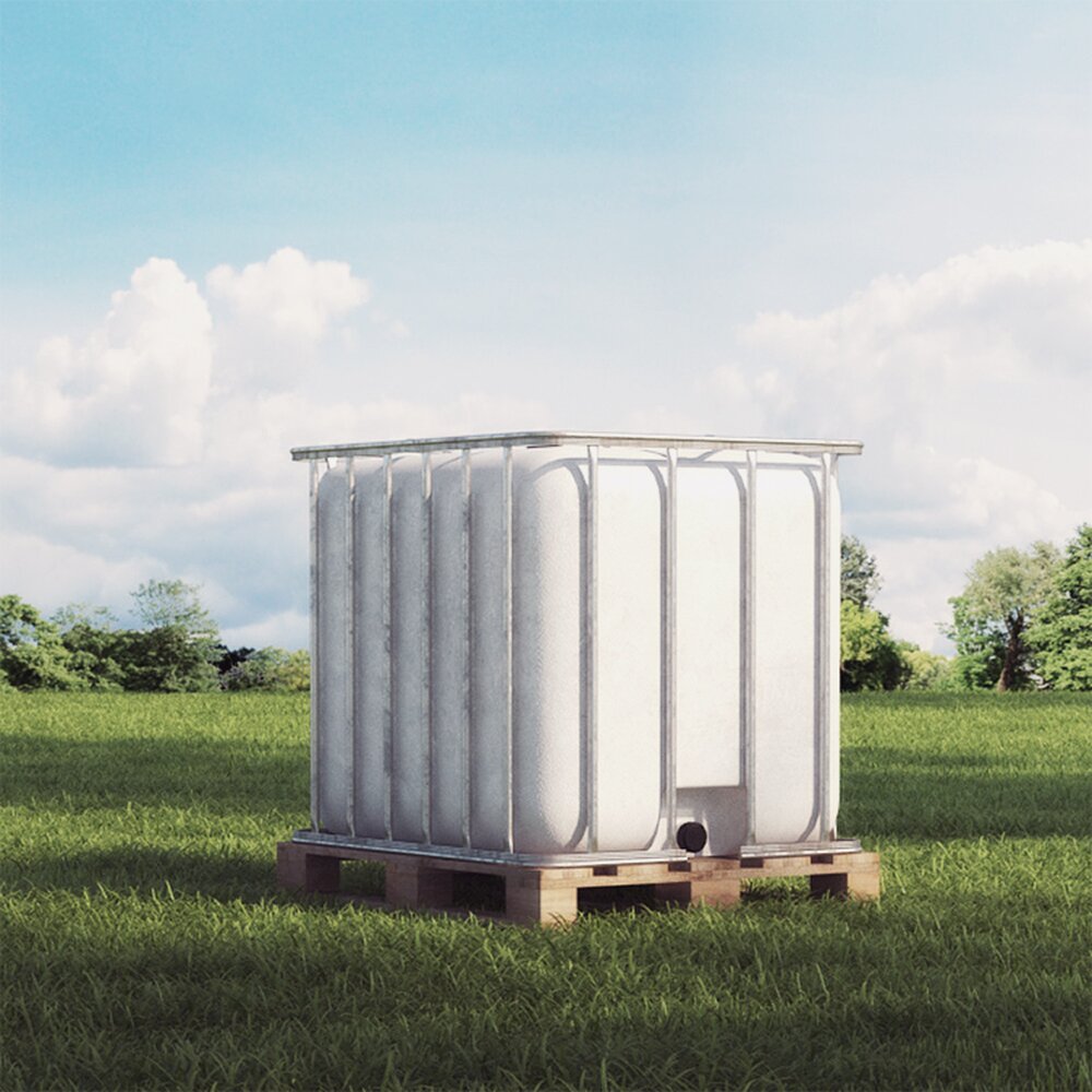 Agricultural Fuel Tank Modelo 3D