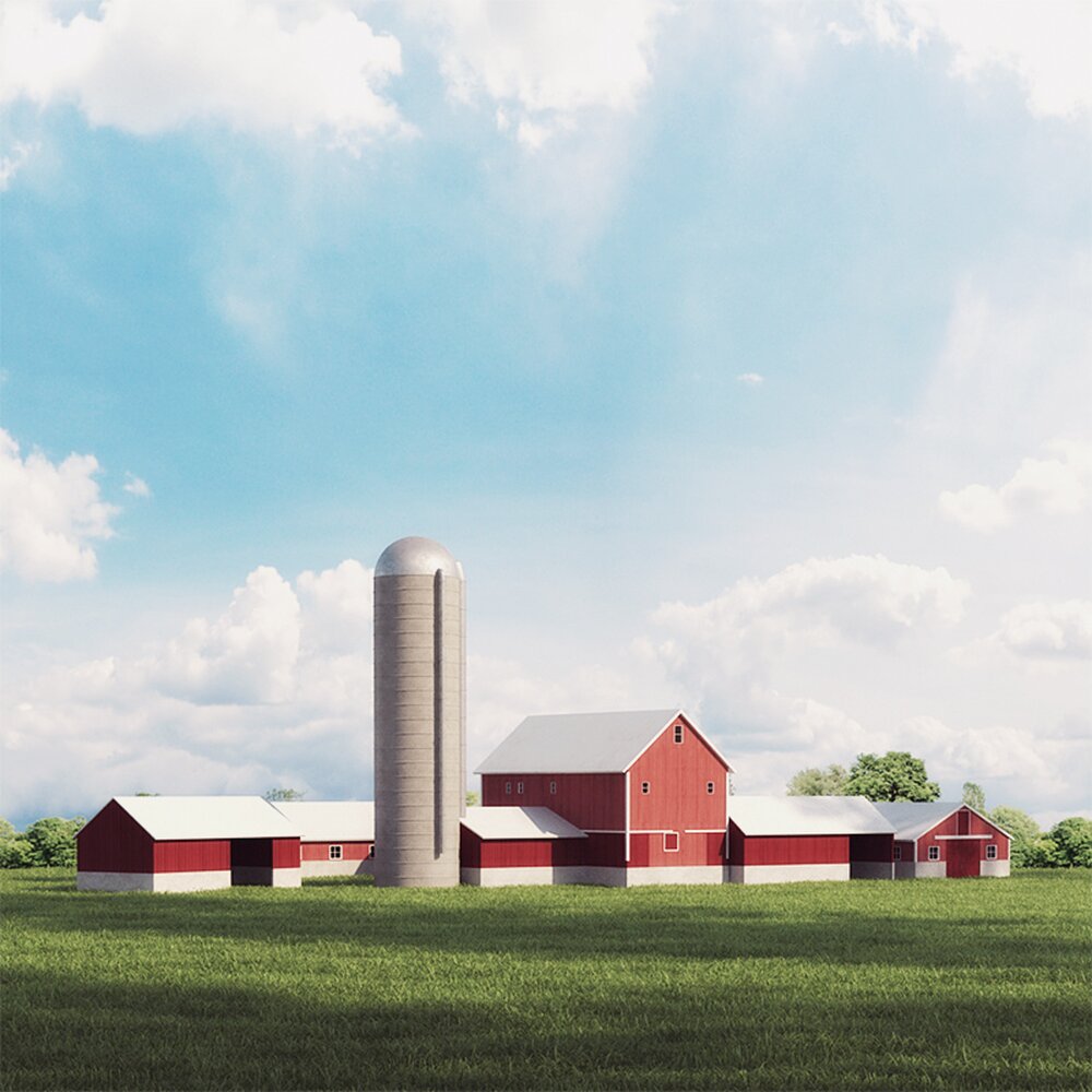 Agricultural Farm 3D модель