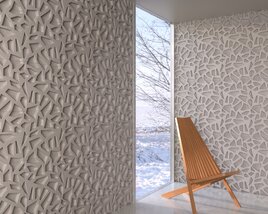 Modern Textured Wall Design Panels 3Dモデル