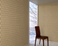 Textured Wall with Single Chair 3Dモデル