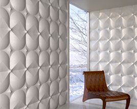 Geometric Wall Panel Design 3D-Modell