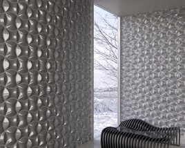 Geometric Patterned Wall Panels Modèle 3D