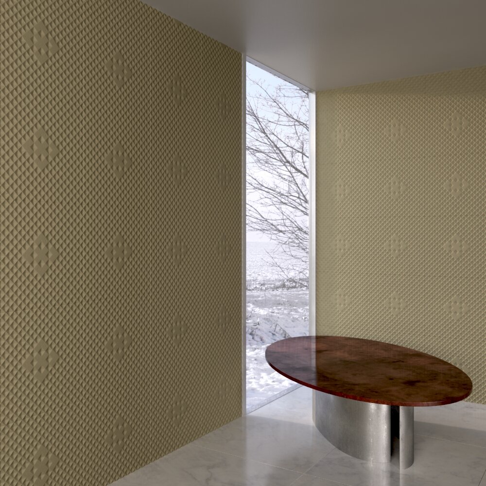 Modern Minimalist Corner Decorative Wall Panels 3D 모델 