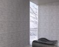 Modern Striped Wall Panels 3D модель