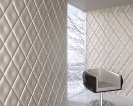 Modern Quilted Wall Panels 3D-Modell