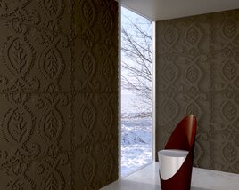 Modern Decorative Wall Panels with Pattern 3D模型