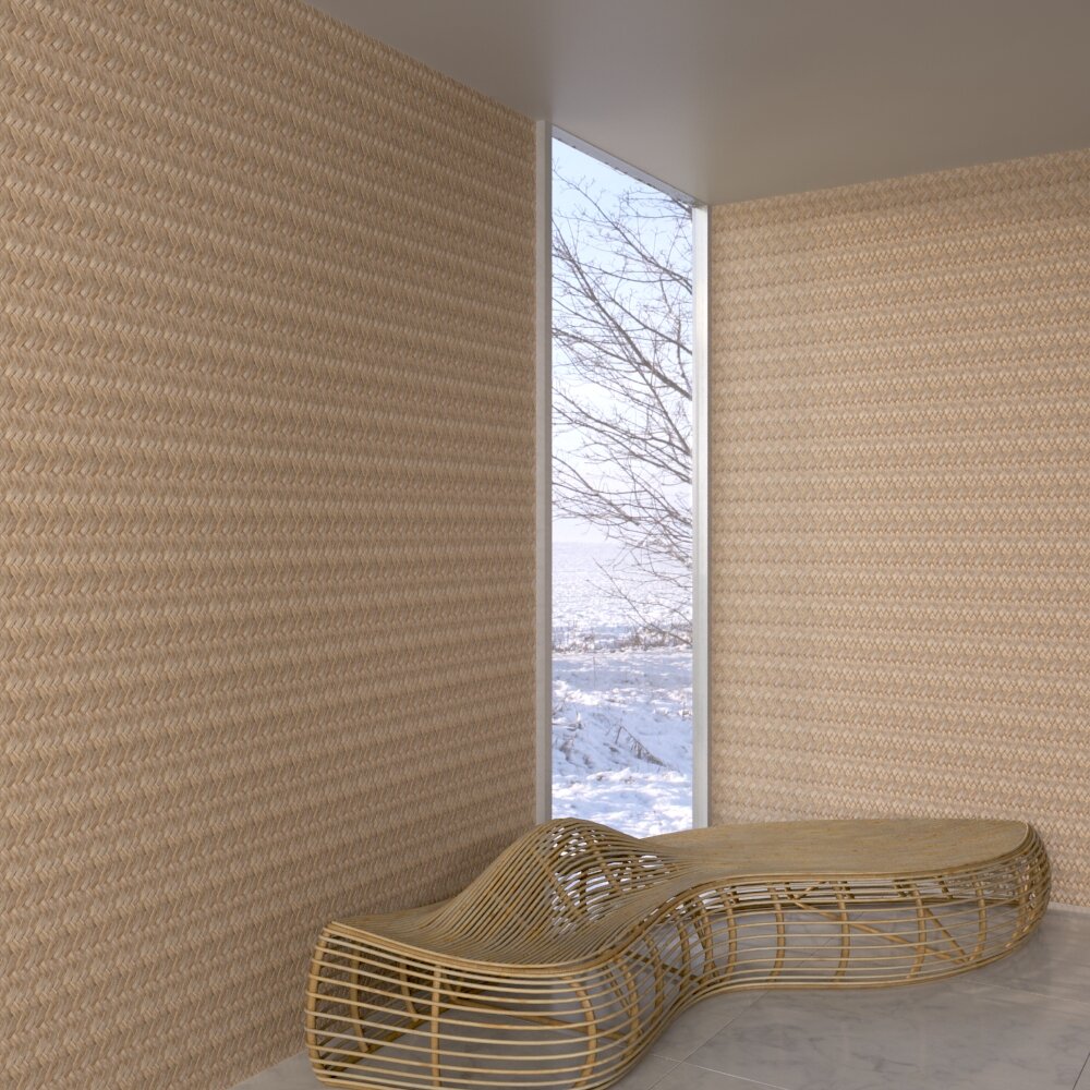 Retro style Decorative Wall Panels 3D 모델 