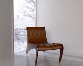 Modern Leather Chair 3D-Modell