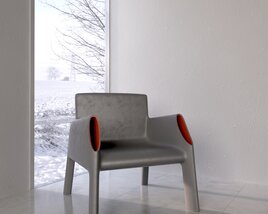 Modern Armchair 3D модель
