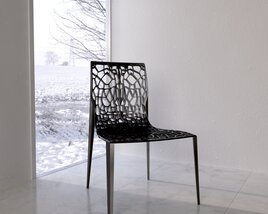 Modern Lattice Chair Modelo 3D