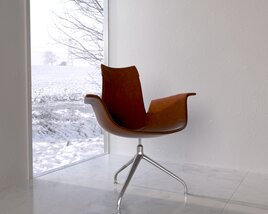 Modern Sleek Designer Chair Modelo 3D