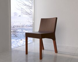 Modern Minimalist Chair 06 3D-Modell
