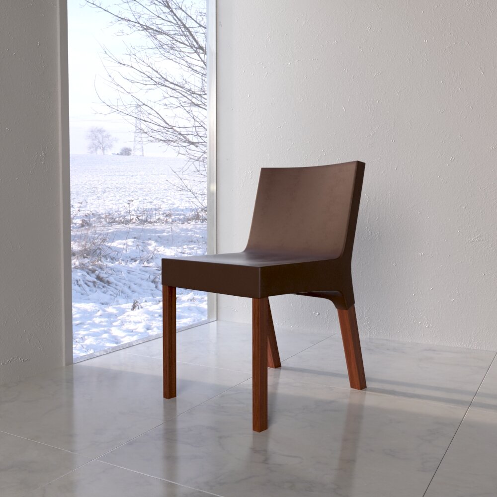 Modern Minimalist Chair 06 Modello 3D