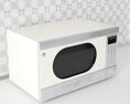 Compact Countertop Microwave 3D 모델 