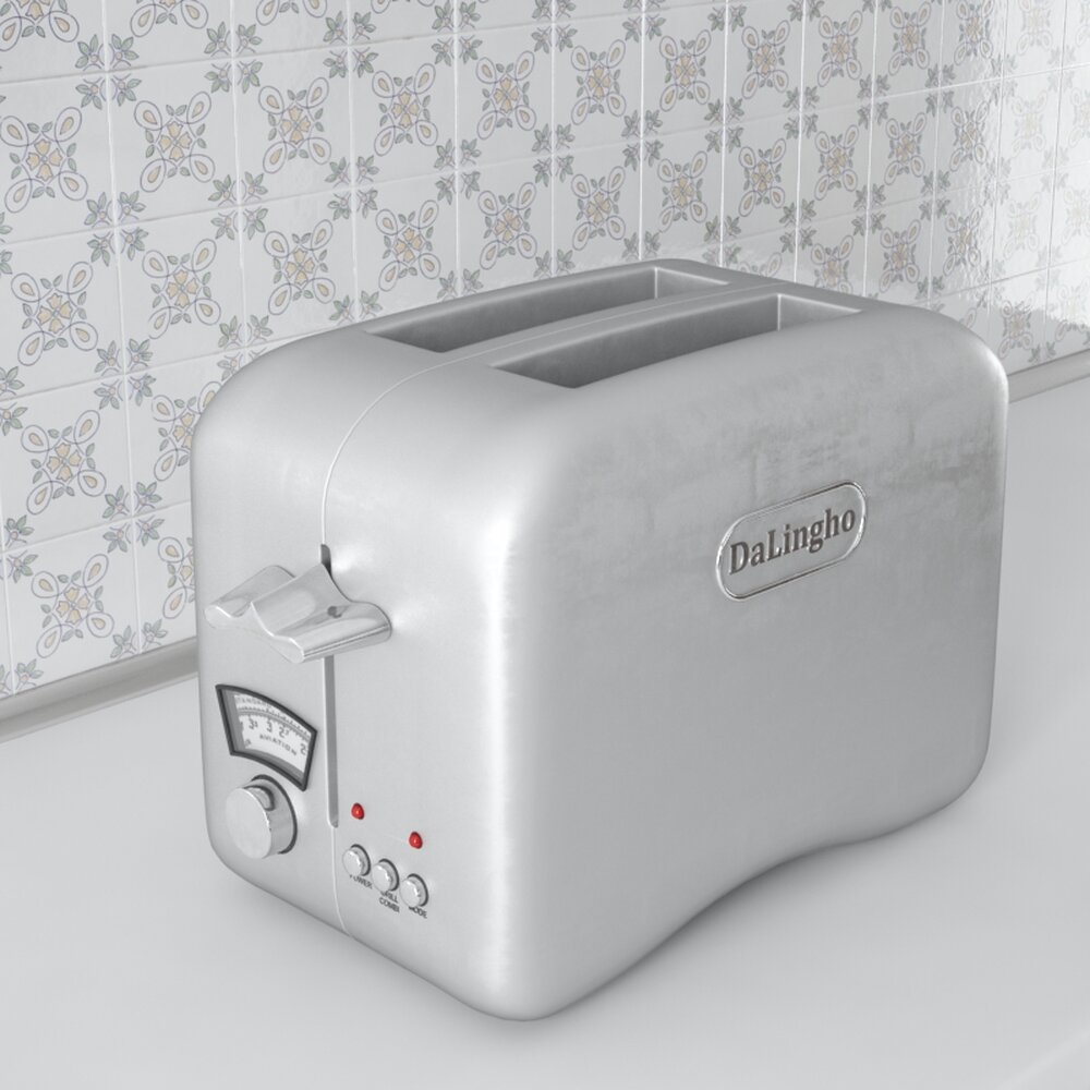 Modern Bread Toaster 3D модель