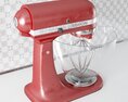Red Stand Mixer Modelo 3d
