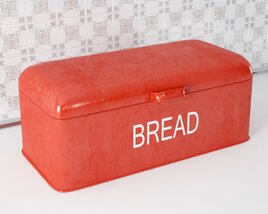 Red Bread Box Modello 3D