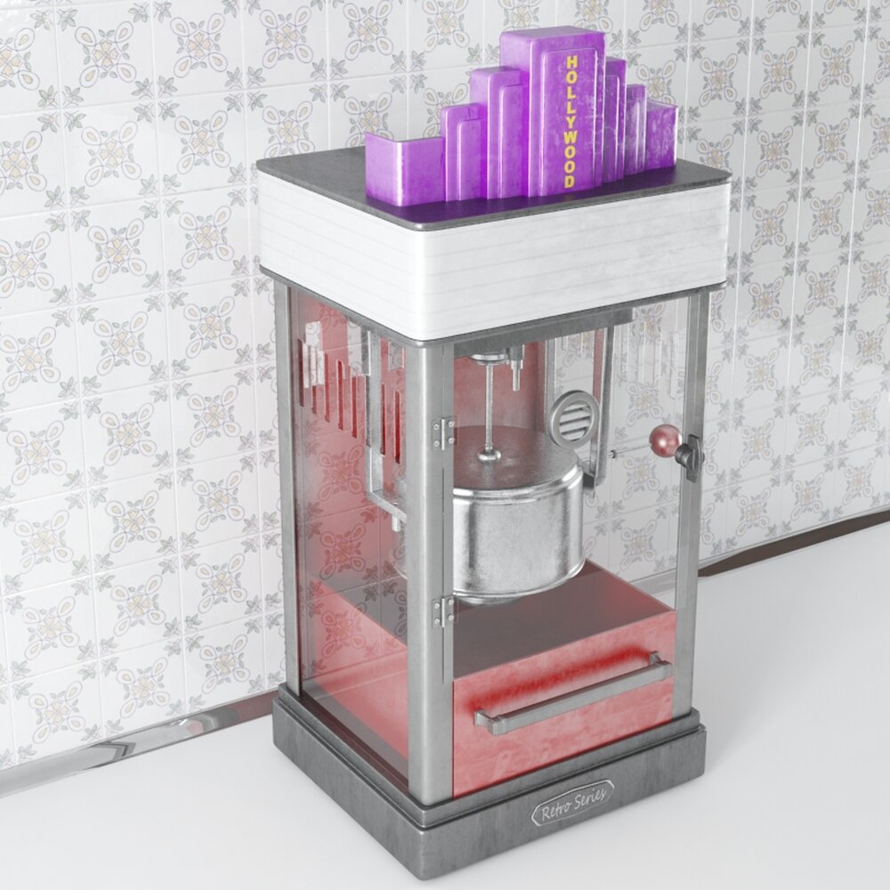 Vintage Candy Dispenser Modello 3D