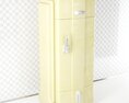 Vintage Refrigerator 02 Modello 3D