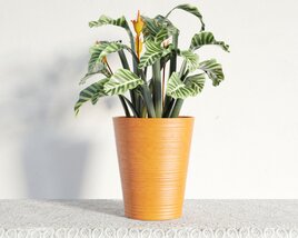 Vibrant Potted Plant 3D model