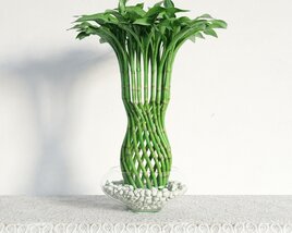 Decorative Bamboo Vase 3D model