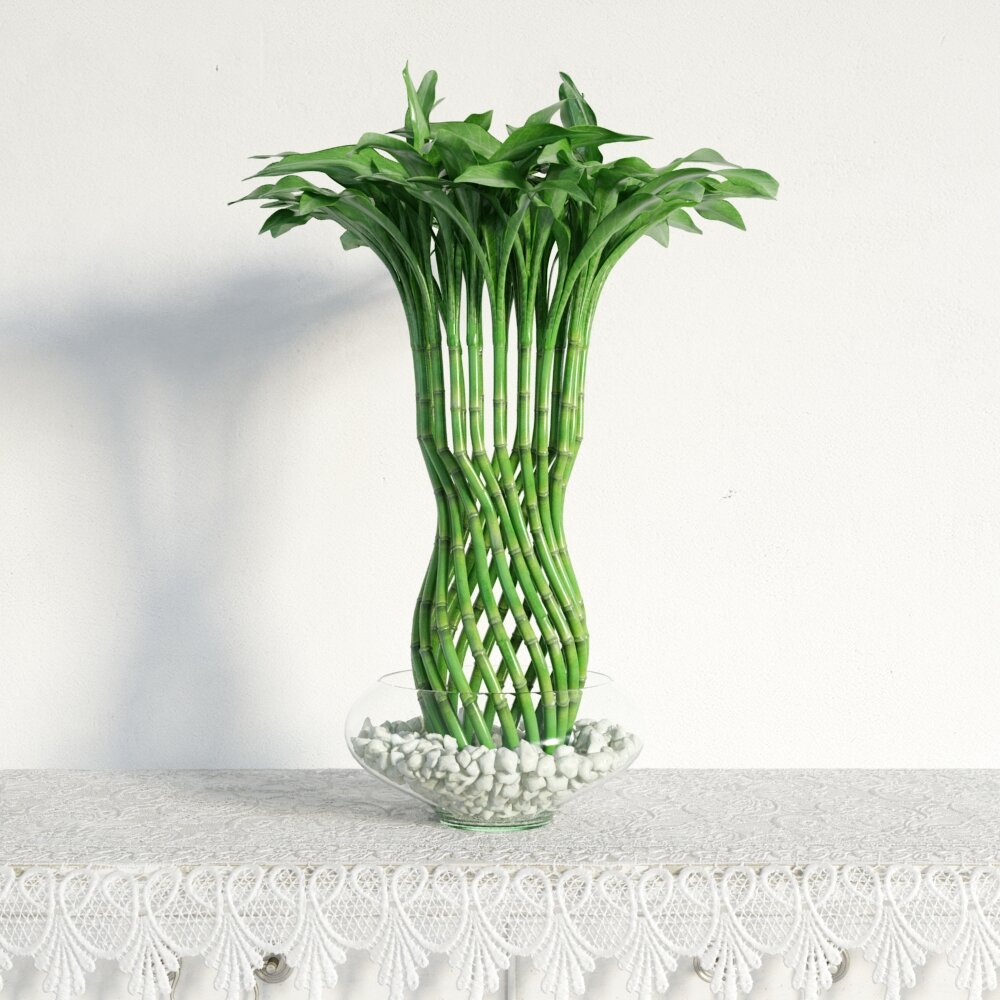 Decorative Bamboo Vase 3D модель