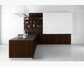 Modern Kitchen Interior 10 Modello 3D