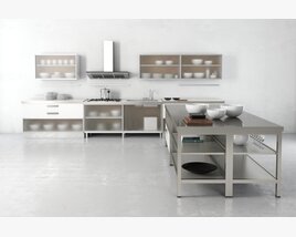 Modern Kitchen Design 09 Modelo 3D