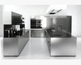 Modern Minimalist Kitchen 06 Modello 3D