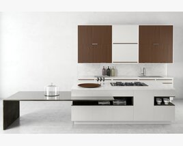 Modern Kitchen Design 10 3D-Modell