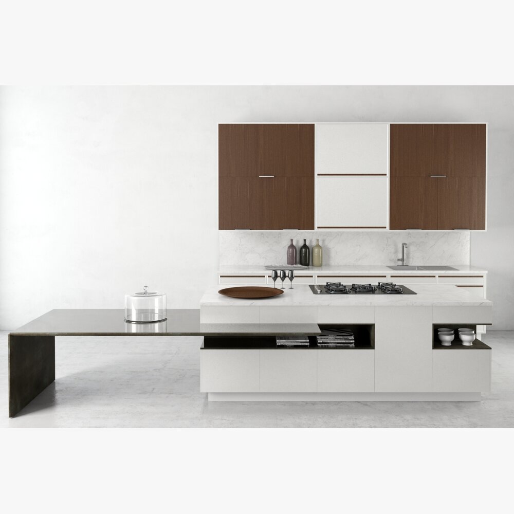 Modern Kitchen Design 10 Modelo 3d