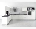 Modern Minimalist Kitchen Design 03 3Dモデル