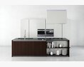 Modern Kitchen Cabinet Set 02 3d model