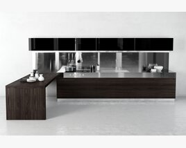Modern Kitchen Island Design 05 Modello 3D
