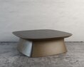 Modern Low-Profile Coffee Table 3D-Modell