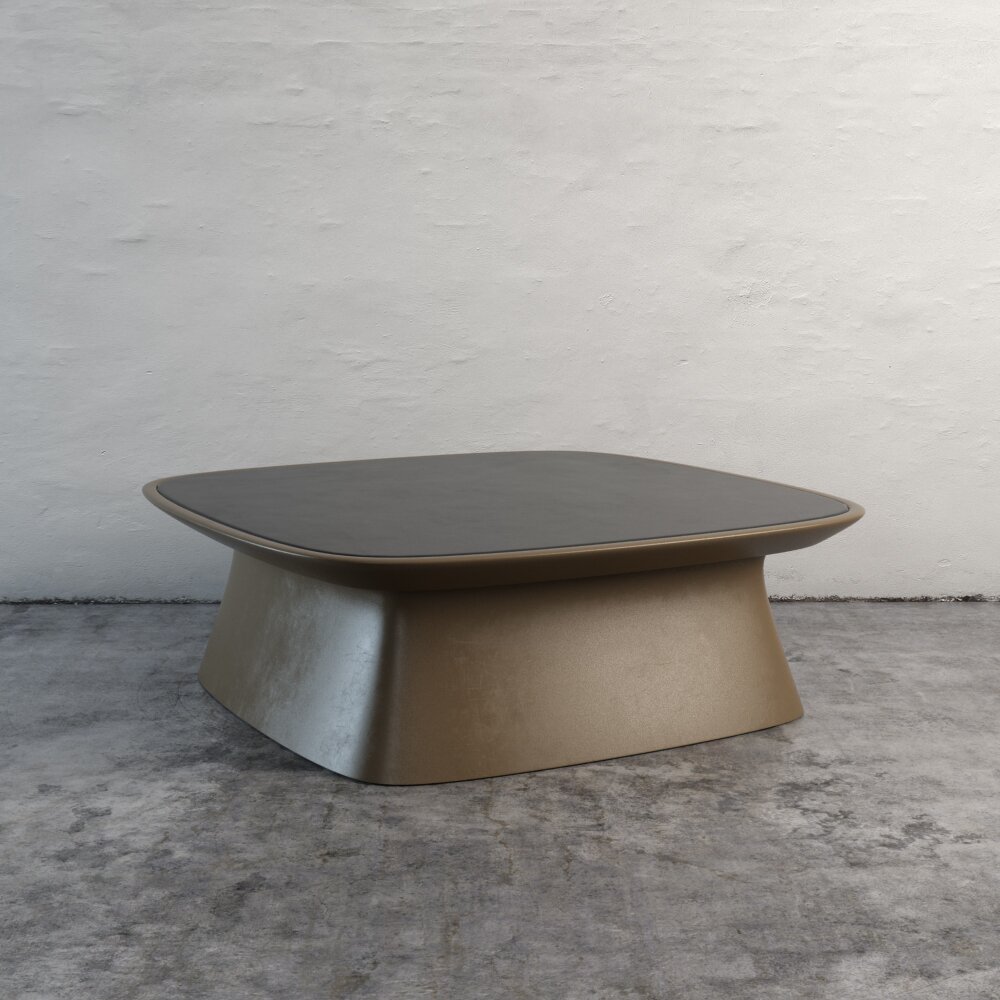 Modern Low-Profile Coffee Table 3D 모델 