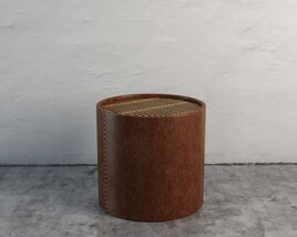 Wooden Small Coffee Table 3D 모델 