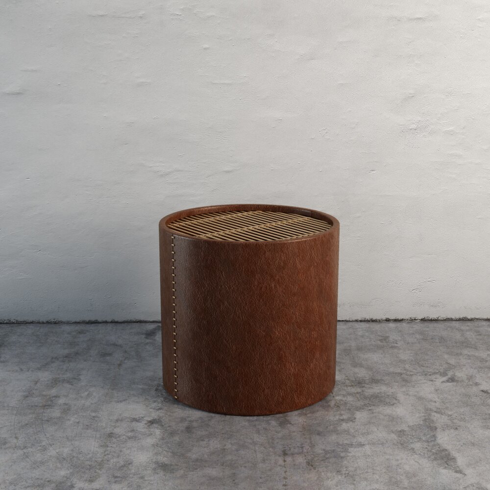 Wooden Small Coffee Table Modello 3D