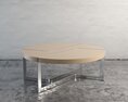 Contemporary Oval Coffee Table 3D模型