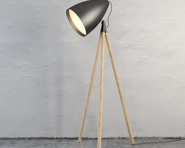 Tripod Floor Lamp Loft 3D-Modell