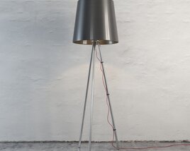 Modern Tripod Floor Lamp 3D 모델 