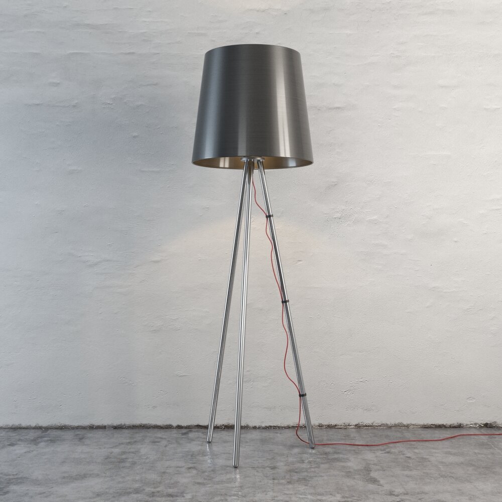 Modern Tripod Floor Lamp Modello 3D