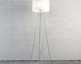 Modern Metal Tripod Floor Lamp 3D 모델 