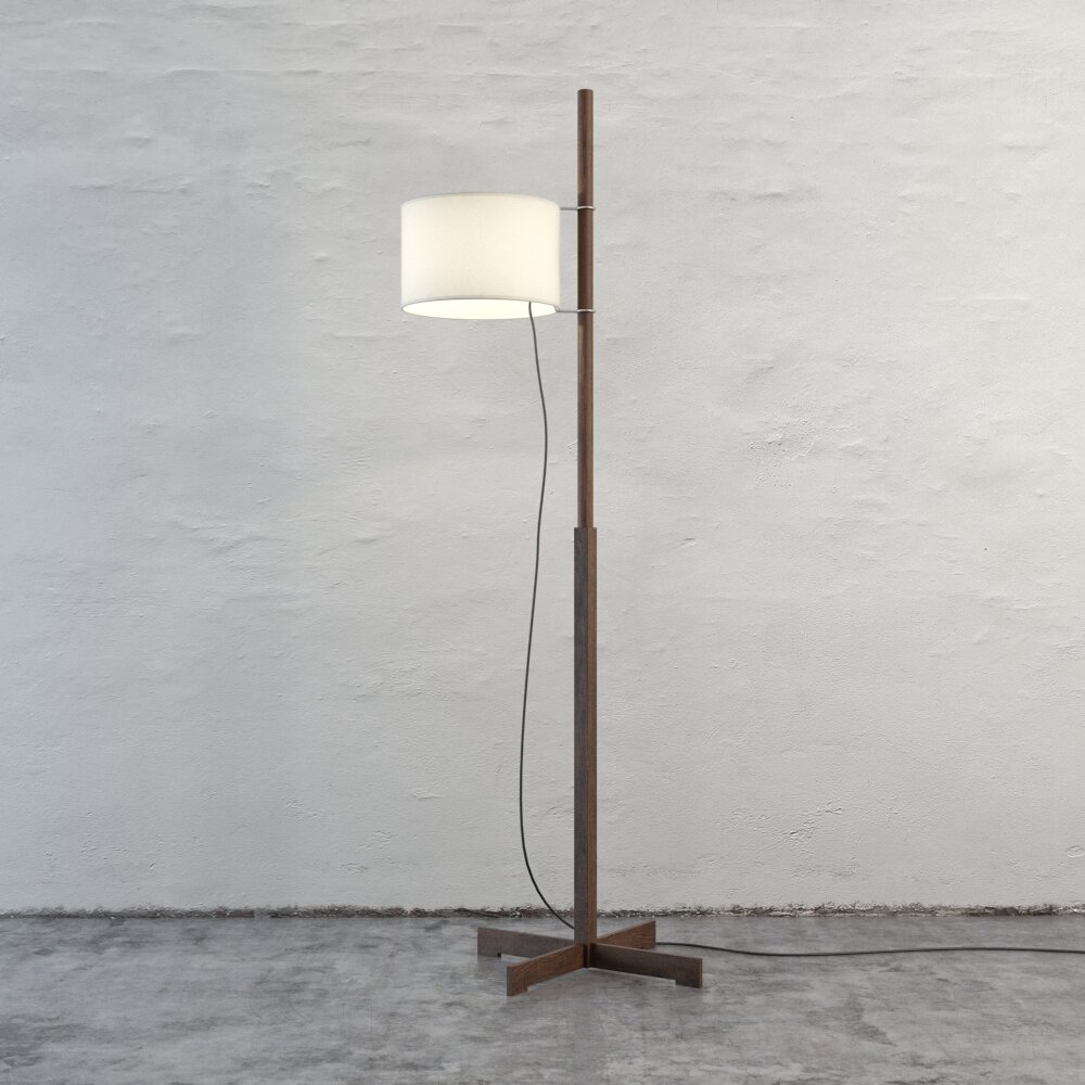 Elegant Floor Lamp 3D 모델 