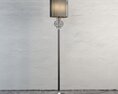 Elegant Retro Floor Lamp 3D 모델 